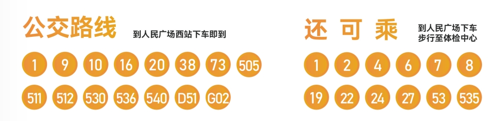 阳光体检交通指引